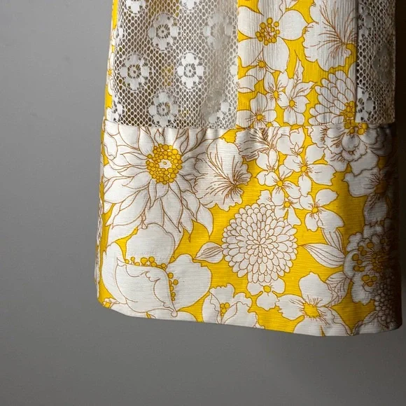 American Vintage Yellow Floral A-Line Maxi Skirt - Picture 3 of 16